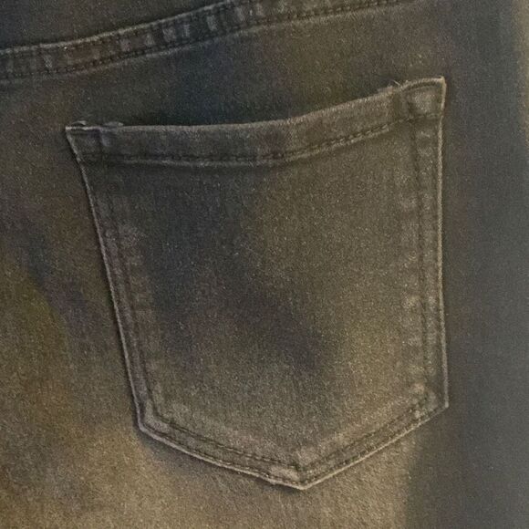 Pre Owned Women's Junior NOBO Mid Rise Boot Cut Jeans Black Sz 9 Casual Fashion - Picture 13 of 14